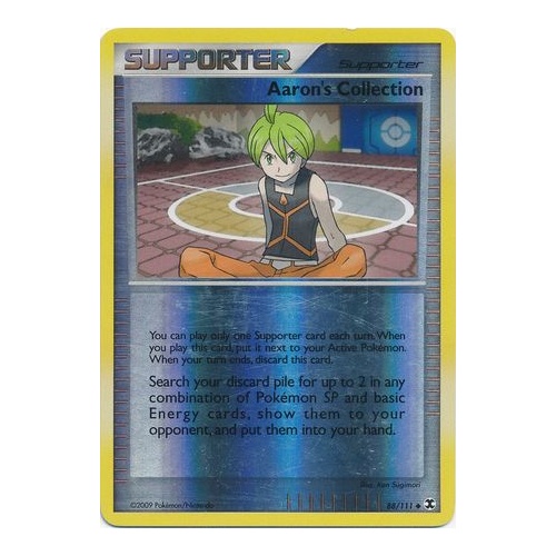 Aaron's Collection 88/111 Platinum Rising Rivals Reverse Holo Uncommon Trainer Pokemon Card NEAR MINT TCG