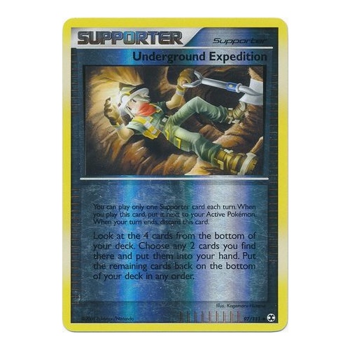 Underground Expedition 97/111 Platinum Rising Rivals Reverse Holo Uncommon Trainer Pokemon Card NEAR MINT TCG