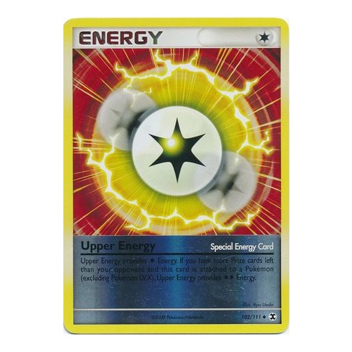 Upper Energy 102/111 Platinum Rising Rivals Reverse Holo Pokemon Card NEAR MINT TCG