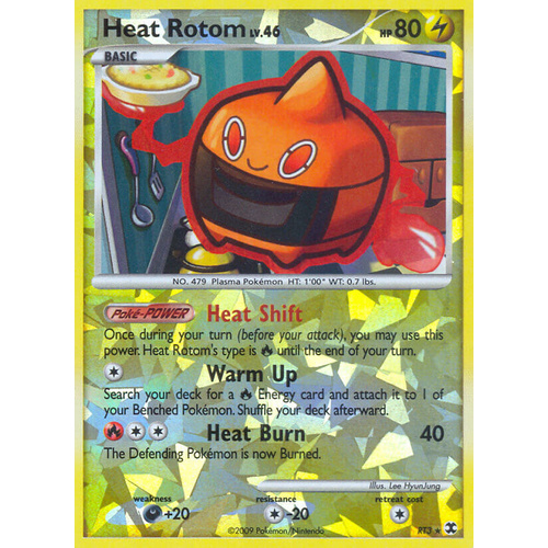 Heat Rotom RT3/111 Platinum Rising Rivals Holo Secret Rare Pokemon Card NEAR MINT TCG
