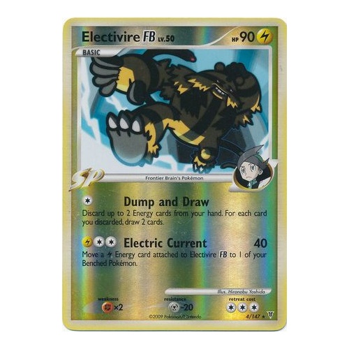 Electivire FB 4/147 Platinum Supreme Victors Reverse Holo Rare Pokemon Card NEAR MINT TCG