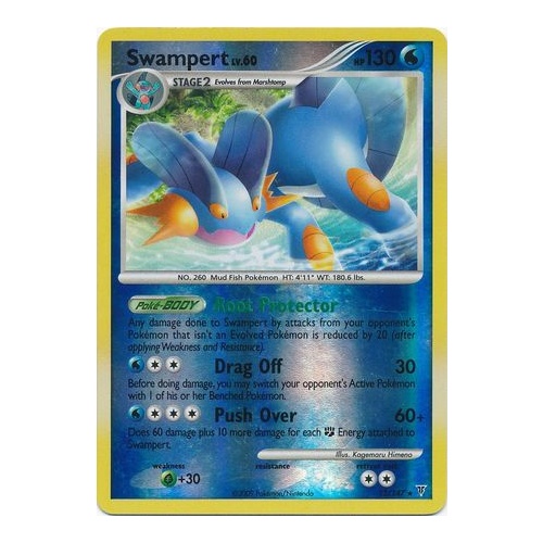 Swampert 12/147 Platinum Supreme Victors Reverse Holo Rare Pokemon Card NEAR MINT TCG