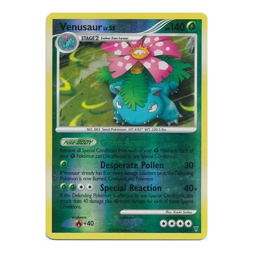 Venusaur 13/147 Platinum Supreme Victors Reverse Holo Rare Pokemon Card NEAR MINT TCG