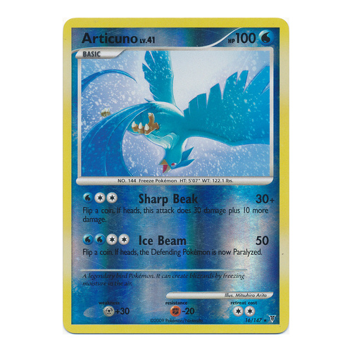 Articuno 16/147 Platinum Supreme Victors Reverse Holo Rare Pokemon Card NEAR MINT TCG