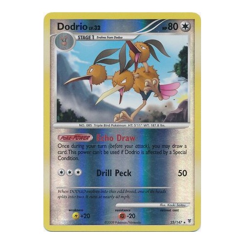 Dodrio 25/147 Platinum Supreme Victors Reverse Holo Rare Pokemon Card NEAR MINT TCG