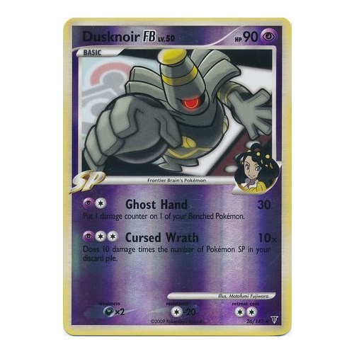 Dusknoir FB 26/147 Platinum Supreme Victors Reverse Holo Rare Pokemon Card NEAR MINT TCG