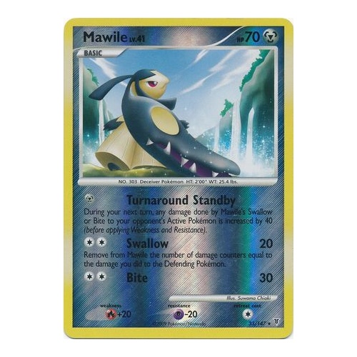 Mawile 33/147 Platinum Supreme Victors Reverse Holo Rare Pokemon Card NEAR MINT TCG