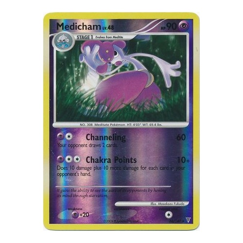 Medicham 34/147 Platinum Supreme Victors Reverse Holo Rare Pokemon Card NEAR MINT TCG