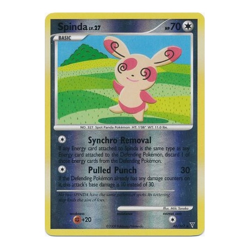 Spinda 46/147 Platinum Supreme Victors Reverse Holo Rare Pokemon Card NEAR MINT TCG
