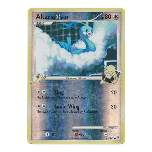 Altaria C 49/147 Platinum Supreme Victors Reverse Holo Uncommon Pokemon Card NEAR MINT TCG