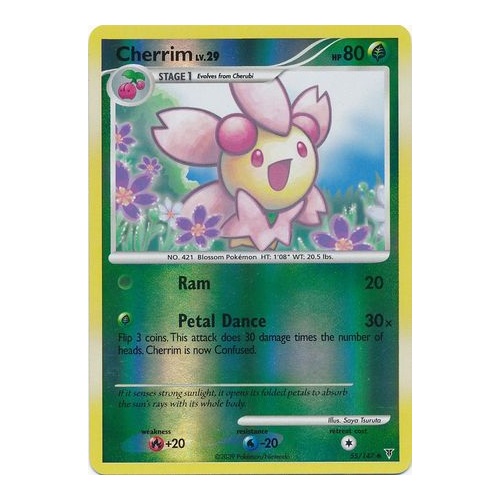 Cherrim 55/147 Platinum Supreme Victors Reverse Holo Uncommon Pokemon Card NEAR MINT TCG