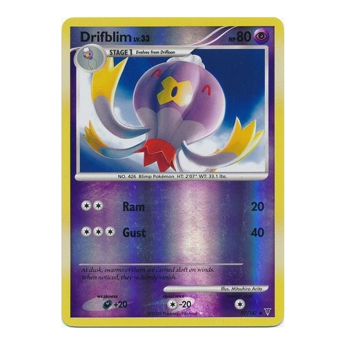 Drifblim 57/147 Platinum Supreme Victors Reverse Holo Uncommon Pokemon Card NEAR MINT TCG