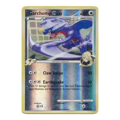 Garchomp C 60/147 Platinum Supreme Victors Reverse Holo Uncommon Pokemon Card NEAR MINT TCG