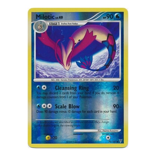 Milotic 70/147 Platinum Supreme Victors Reverse Holo Uncommon Pokemon Card NEAR MINT TCG