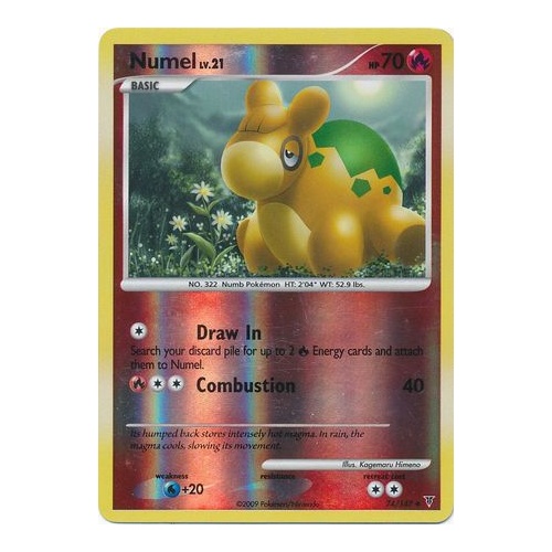 Numel 74/147 Platinum Supreme Victors Reverse Holo Uncommon Pokemon Card NEAR MINT TCG