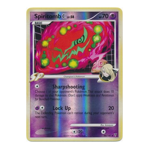 Spiritomb C 84/147 Platinum Supreme Victors Reverse Holo Uncommon Pokemon Card NEAR MINT TCG