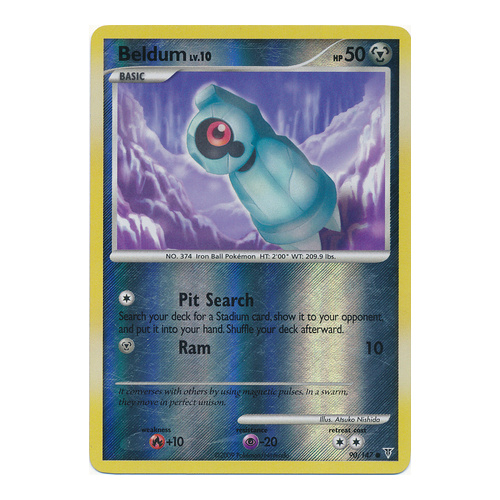 Beldum 90/147 Platinum Supreme Victors Reverse Holo Common Pokemon Card NEAR MINT TCG