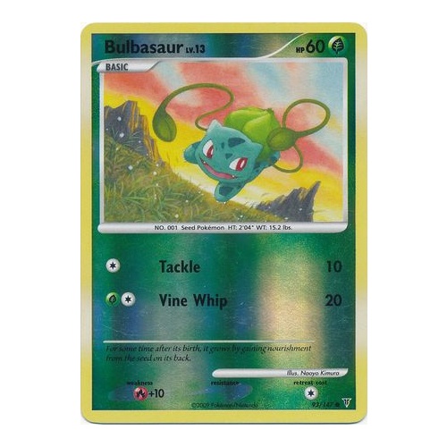 Bulbasaur 93/147 Platinum Supreme Victors Reverse Holo Common Pokemon Card NEAR MINT TCG