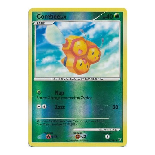 Combee 99/147 Platinum Supreme Victors Reverse Holo Common Pokemon Card NEAR MINT TCG