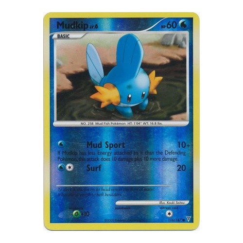 Mudkip 116/147 Platinum Supreme Victors Reverse Holo Common Pokemon Card NEAR MINT TCG