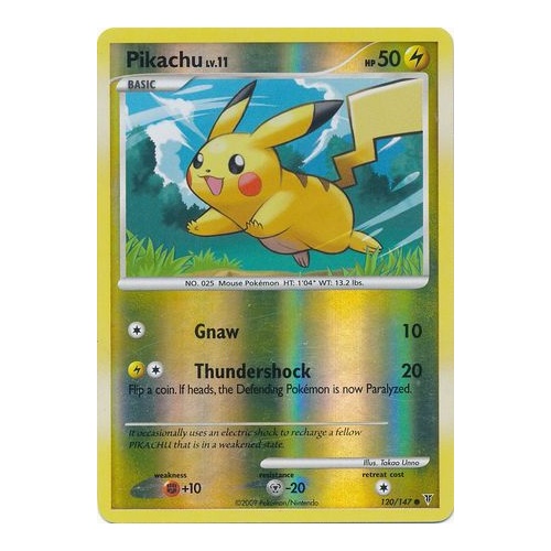 Pikachu 120/147 Platinum Supreme Victors Reverse Holo Common Pokemon Card NEAR MINT TCG
