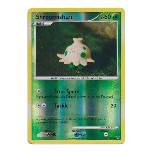 Shroomish 127/147 Platinum Supreme Victors Reverse Holo Common Pokemon Card NEAR MINT TCG