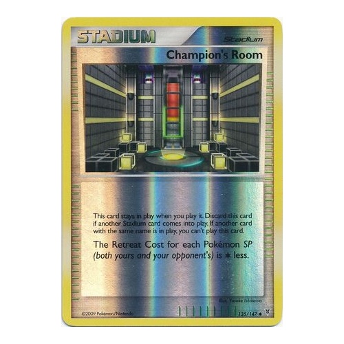 Champion's Room 135/147 Platinum Supreme Victors Reverse Holo Uncommon Trainer Pokemon Card NEAR MINT TCG