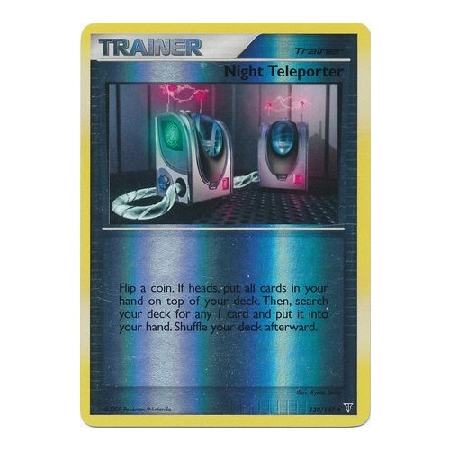 Night Teleporter 138/147 Platinum Supreme Victors Reverse Holo Uncommon Trainer Pokemon Card NEAR MINT TCG