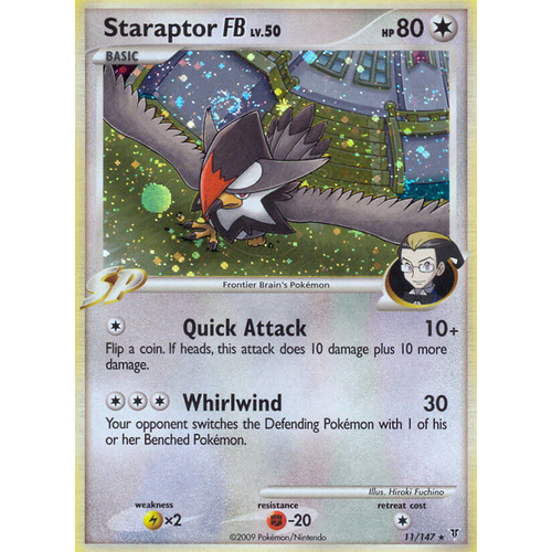 Staraptor 11/147 Platinum Supreme Victors Holo Rare Pokemon Card NEAR MINT TCG