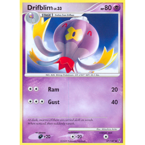 Drifblim 57/147 Platinum Supreme Victors Uncommon Pokemon Card NEAR MINT TCG
