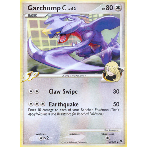 Garchomp C 60/147 Platinum Supreme Victors Uncommon Pokemon Card NEAR MINT TCG
