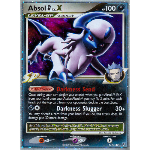 Absol G LV. X 141/147 Platinum Supreme Victors Holo Ultra Rare Pokemon Card NEAR MINT TCG