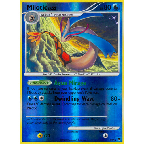 Milotic SH7/147 Platinum Supreme Victors Holo Secret Rare Pokemon Card NEAR MINT TCG