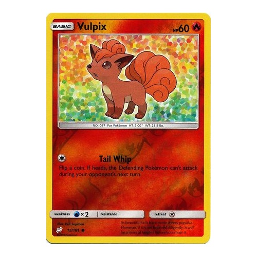 Team Up Vulpix 15/181 Reverse Holo Mint Pokemon Card Collectables