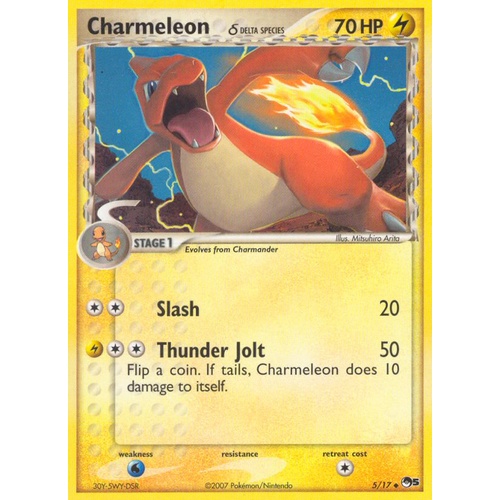 Charmeleon (Delta Species) 5/17 POP Series 5 Uncommon Pokemon Card NEAR MINT TCG