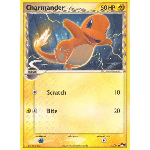 Charmander (Delta Species) 10/17 POP Series 5 Common Pokemon Card NEAR MINT TCG
