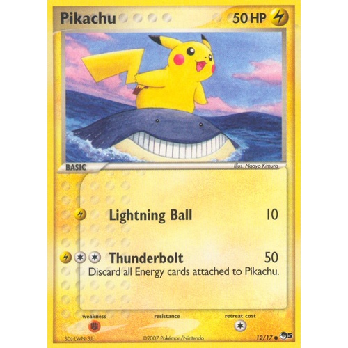 Pikachu 12/17 POP Series 5 Common Pokemon Card NEAR MINT TCG