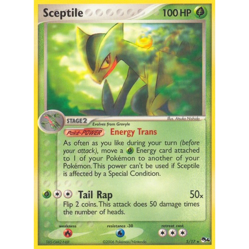 Sceptile 5/17 POP Series 4 Holo Rare Pokemon Card NEAR MINT TCG