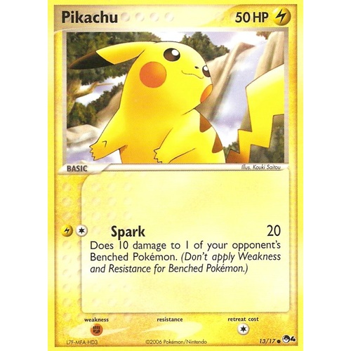 Pikachu 13/17 POP Series 4 Common Pokemon Card NEAR MINT TCG