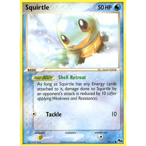 Squirtle 14/17 POP Series 4 Common Pokemon Card NEAR MINT TCG