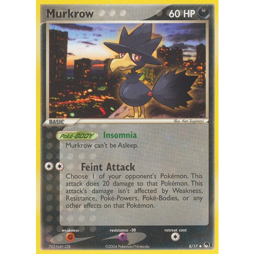 Murkrow 8/17 POP Series 1 Uncommon Pokemon Card NEAR MINT TCG