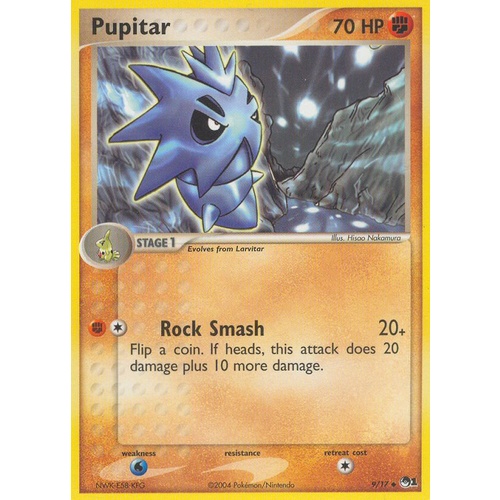 Pupitar 9/17 POP Series 1 Uncommon Pokemon Card NEAR MINT TCG