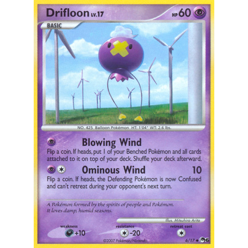 Drifloon 6/17 POP Series 6 Uncommon Pokemon Card NEAR MINT TCG
