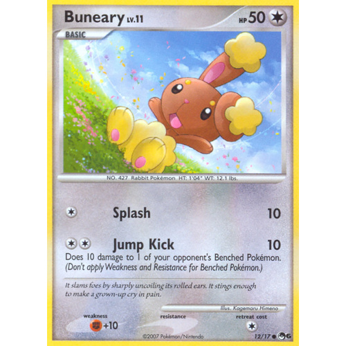 Buneary 12/17 POP Series 6 Common Pokemon Card NEAR MINT TCG