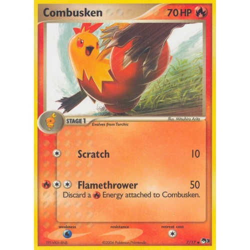 Combusken 7/17 POP Series 3 Uncommon Pokemon Card NEAR MINT TCG