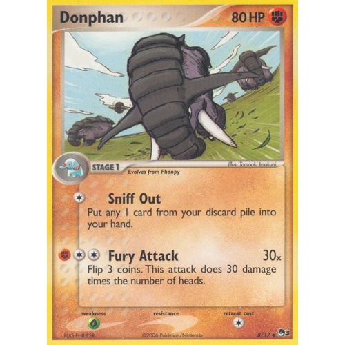 Donphan 8/17 POP Series 3 Uncommon Pokemon Card NEAR MINT TCG
