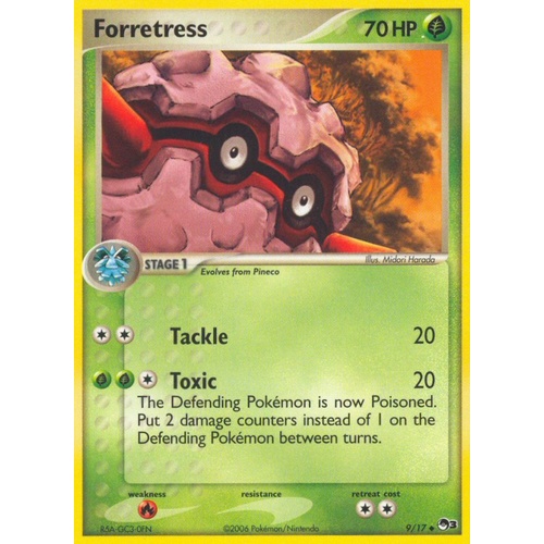 Forretress 9/17 POP Series 3 Uncommon Pokemon Card NEAR MINT TCG
