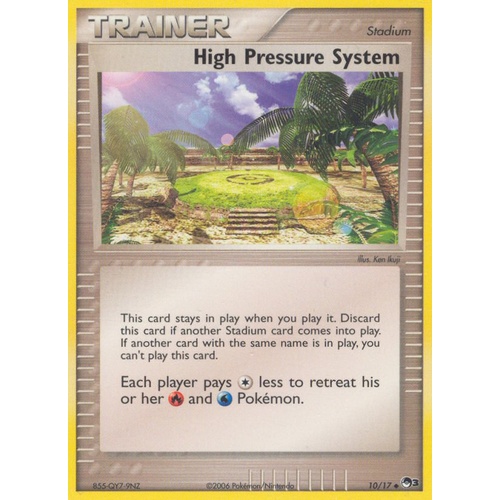 High Pressure System 10/17 POP Series 3 Uncommon Trainer Pokemon Card NEAR MINT TCG