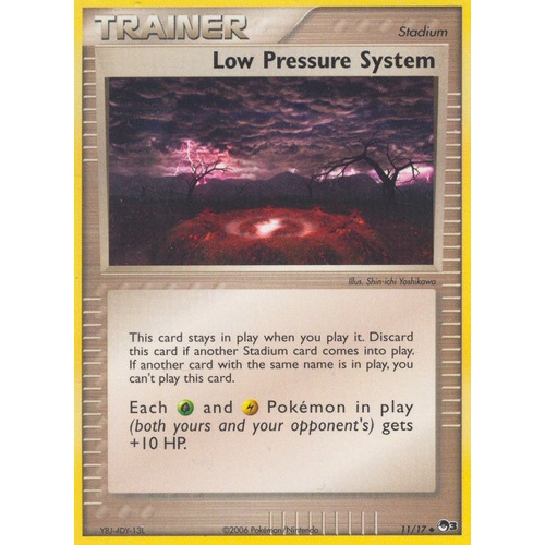 Low Pressure System 11/17 POP Series 3 Uncommon Trainer Pokemon Card NEAR MINT TCG