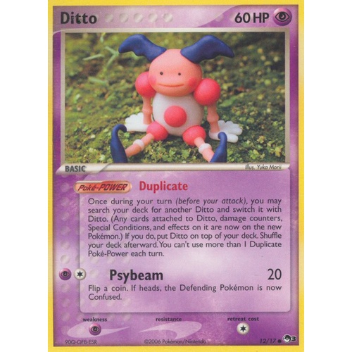 Ditto (Mr. Mime) 12/17 POP Series 3 Common Pokemon Card NEAR MINT TCG
